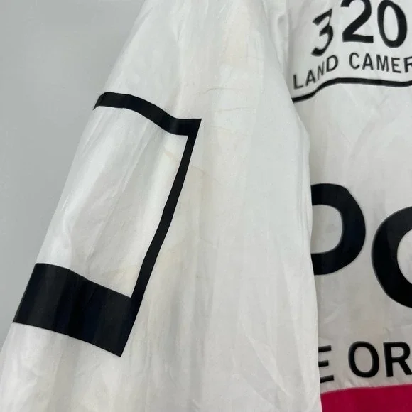 Retro 90’s 320 Land Camera Polaroid One Step Rainbow Windbreaker Jacket medium - Picture 4 of 9